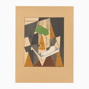 Juan Gris, Au Solei du Plafond "La lampe", 1955, Lithograph
