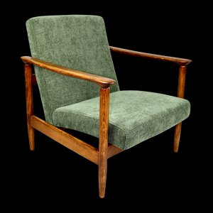 Olive GFM-142 Armchair attributed to Edmund Homa, 1970s