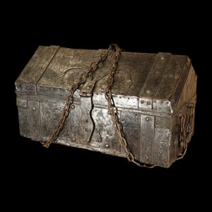 Large Tax Collector's Chest, 18th Century