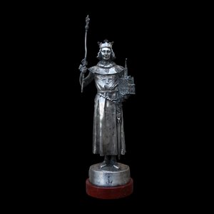 Emmanuel Fremiet, Saint Louis, 1800s, Bronze