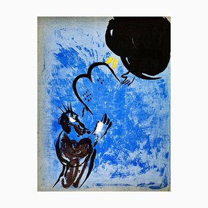 Marc Chagall, Abraham e Sarah, 1956, Litografia