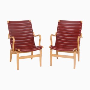 Mina Armchairs by Bruno Mathsson for Dux, Sweden, 1970s, Set of 2