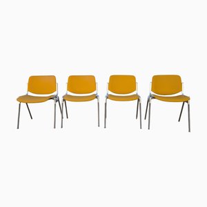 Stackable Chairs from Castelli / Anonima Castelli, 1970s, Set of 4