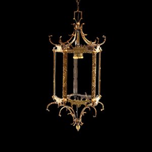 Lampada da soffitto a lanterna, anni '50