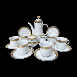 Tea Service from Tirschenreuth, 1970s, Set of 15