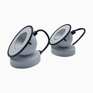 Lampade Minibox bianche di Piero Castiglioni e Gae Aulenti per Stilnovo, Italia, inizio XXI secolo, set di 2