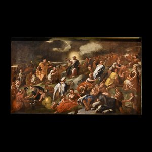 Angelo Solimena, Multiplication of the Loaves and Fishes, 1710, Oil on Canvas