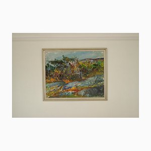 Per Falk, St Eriks Kulle, Marstrand, 1970er, Öl auf Leinwand, Gerahmt