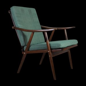 Sillón Mid-Century de Ton, ex Czechoslovakia, 1973