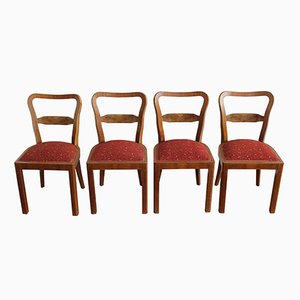 Dining Chairs, 1940s, Set of 4