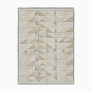 Scandinavian Style Kilim Rug with Geometric Patterns by Rug&Kilim