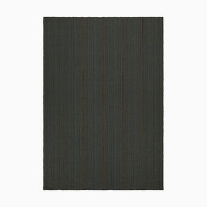 Kilim in Green with Brown and Blue Accents by Rug&Kilim