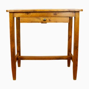 Small French Wooden Kitchen Table, 1940s
