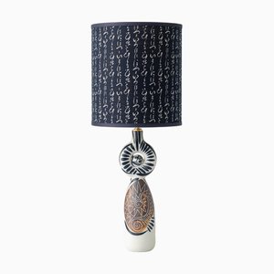 Spanish Modernist Ceramic Female Figure Lamp by Alfonso Otero Regal, 1970s