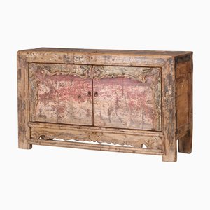 Antique Gansu Pine Grain Cabinet, 1920s