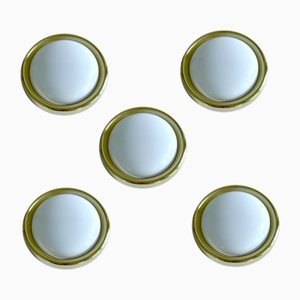 Vintage Brass and Glass Sconce from Limburg