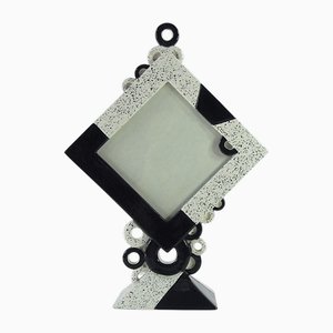 Postmodern Ceramic Dalla Bassa Maria Ceramiche Photo Frame from Nove, Italy, 1980s