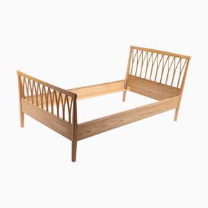 Ash Wood Guldheden Bed from Carl Malmsten, 1990s