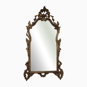 Espejo rococó antiguo, década de 1890