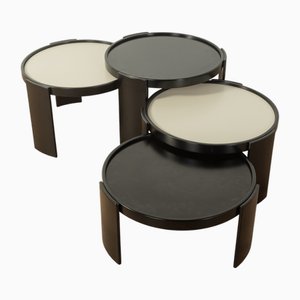 Modell 783 Satztische von Gianfranco Frattini für Cassina, 1960er, 4 . Set
