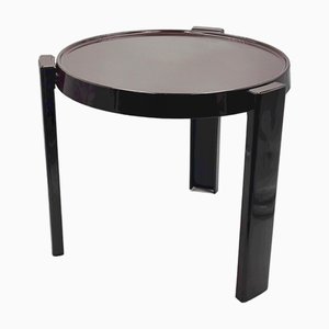 Italienischer Space Age Beistelltisch aus Braunem Kunststoff, 1970er