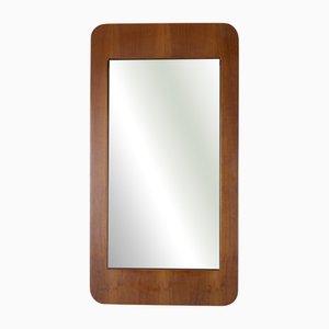 Vintage Italian Wooden Wall Mirror, 1960s