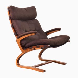 Sillón Mid-Century de Elsa & Nordahl Solheim para Rybo Rykken, años 60