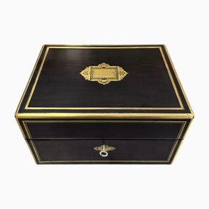 Napoleon III Travel Box in Boulle Marquetry