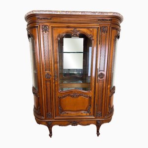 Louis XV Provençal Style Bookcase in Cherry