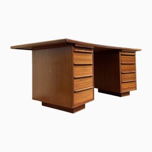 Large Art Deco Center Boomerang Desk