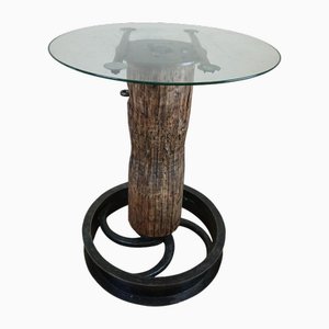 High Table with Pulley and Wooden Axle