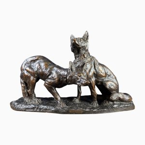 Monumental Figurine in Terracotta by Thomas François Cartier