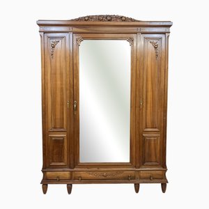 Art Deco Wardrobe in Walnut