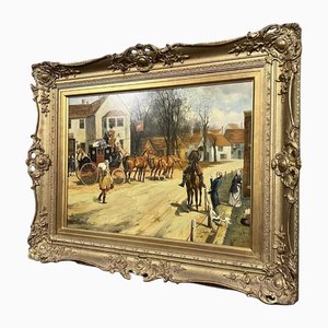 W. G Reid, Landscape, Oil on Panel, Framed