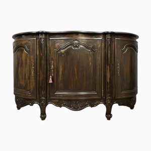 Louis XV Style Lacquered and Stained Wood Sideboard