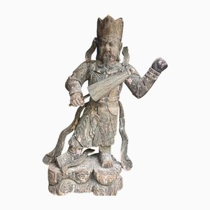 Asian Wooden Sculpture, 1800s