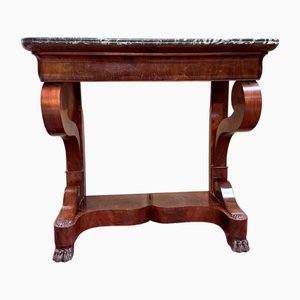 Empire Console Table in Mahogany