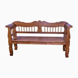 Banc Antique en Pin, Début des années 1900