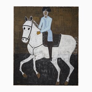 Rubins Johannes Spaans, Equestrian Portrait of Ferdinand VII, 2025, Oil on Linen Canvas