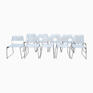 Padova Chairs by Rodney Kinsman for Bieffeplast, 1980s, Set of 10