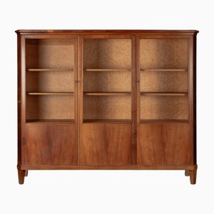 Birdseye Maple and Mahogany Display Cabinet from WK Möbel, 1930s