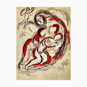 Marc Chagall, Hagar in the Desert: Scene with Nude Figure, 1960, Lithographie