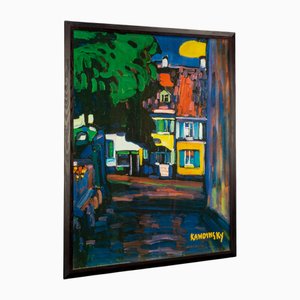 After Wassily Kandinsky, Murnau Houses in the Obermarkt, 1908, Large Art Print, Framed