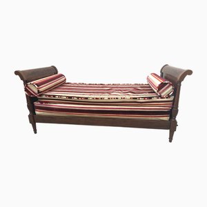Louis XVI Style Daybed in Mahogany, 19th Century