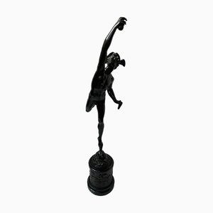 Claudion, Mercury with Brown Patina. 19th Century, Bronze