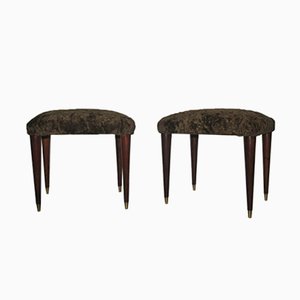 Tabourets, Italie, 1950s, Set de 2