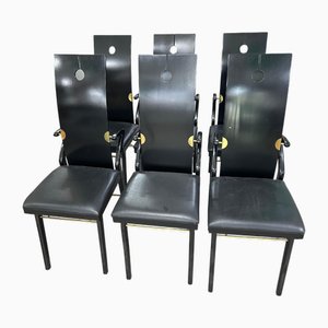 Chairs by Pierre Cardin, 1980s, Set of 6