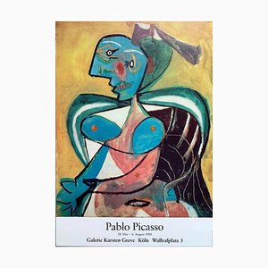 Lee Millers Portrait / Pablo Picasso at Karsten Greve Gallery Lithographic Poster, 1988
