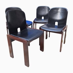 Sedie modello 121 di Afra e Tobia Scarpa per Cassina, Italia, anni '60, set di 4