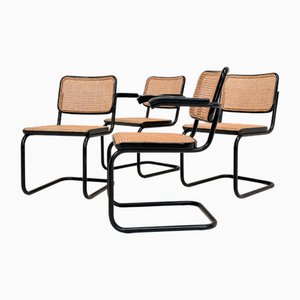 Cane Cesca Stühle von Marcel Breuer für Thonet, 1980er, 4er Set